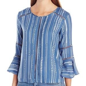 Minkpink Blue Bell Sleeve